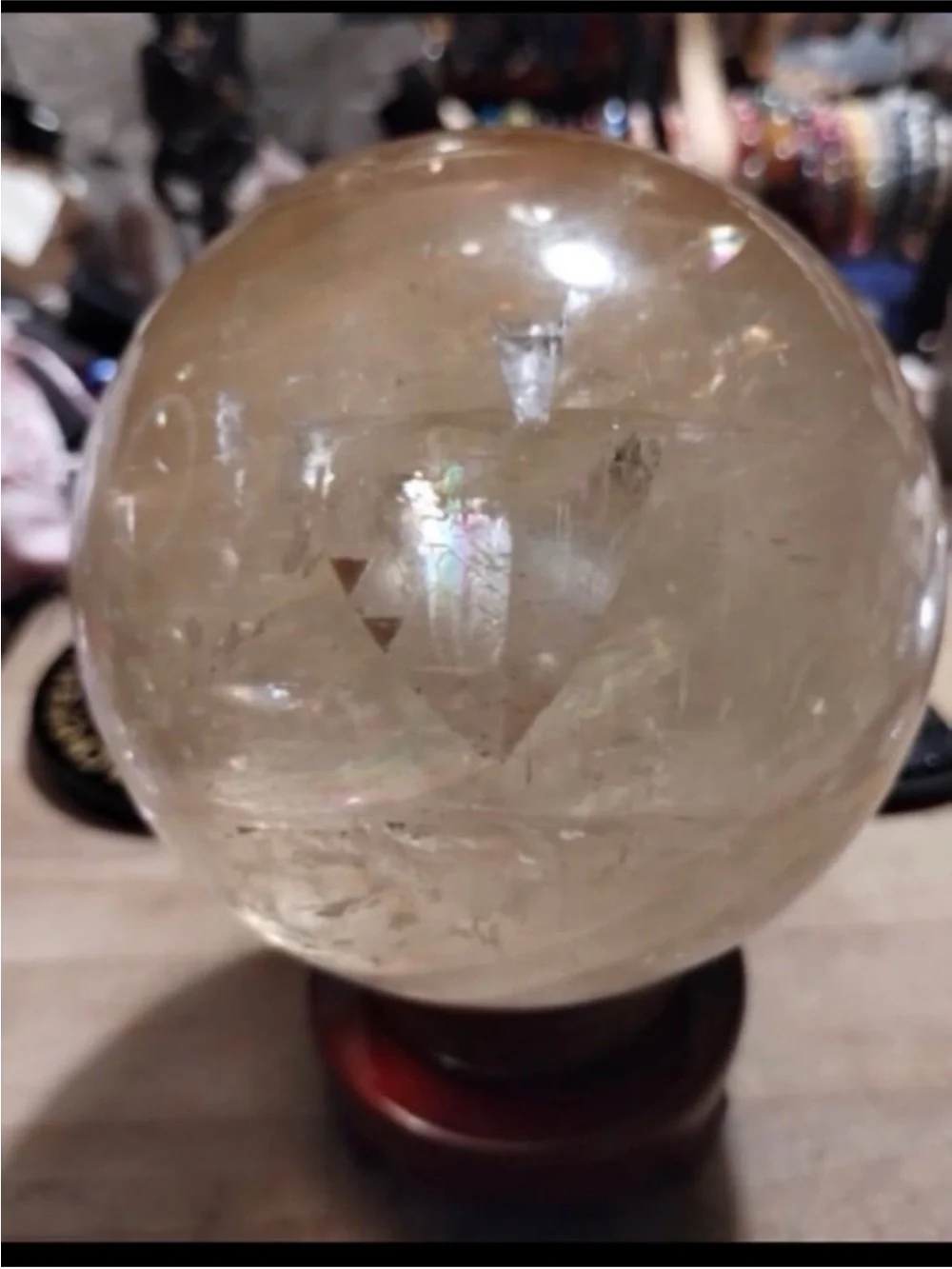 Honey Calcite Sphere HQ RARE FIND
